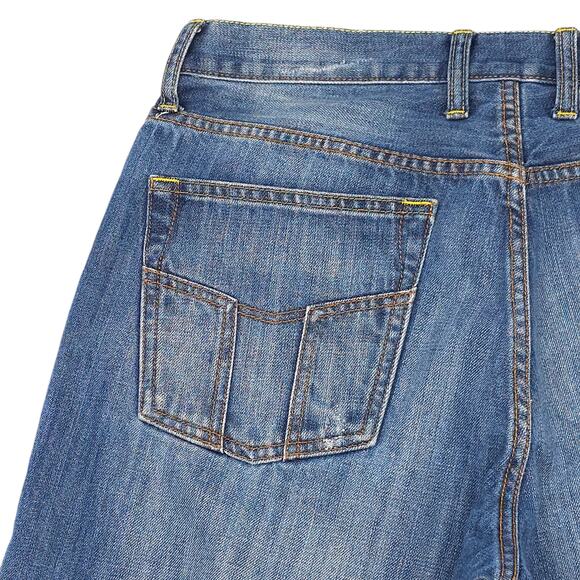 Lucky Brand Jeans Mens 34 Straight Leg Relaxed Baggy Medium Wash Denim - Picture 10 of 13